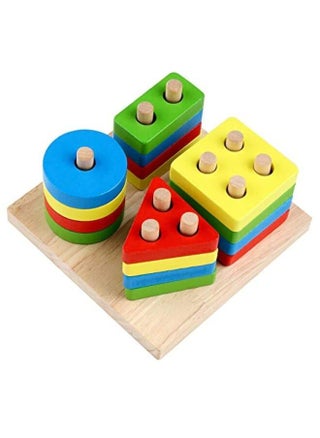 Children puzzle wooden four sets of column toys early education wisdom set of column intelligence geometric shape cognition matching blocks - pzsku/Z5C402929B7250B3AE5E5Z/45/_/1742205482/e0bfa6bd-1d23-4880-9e33-4a23fd78ac8b