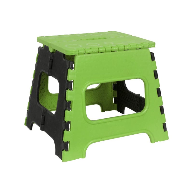 WHEEL CREW 12 Inches Step Stool for Adults and Kids Kitchen Stepping Stools Garden Step Stool Kitchen Stool Pack of 1 Green - Image 1