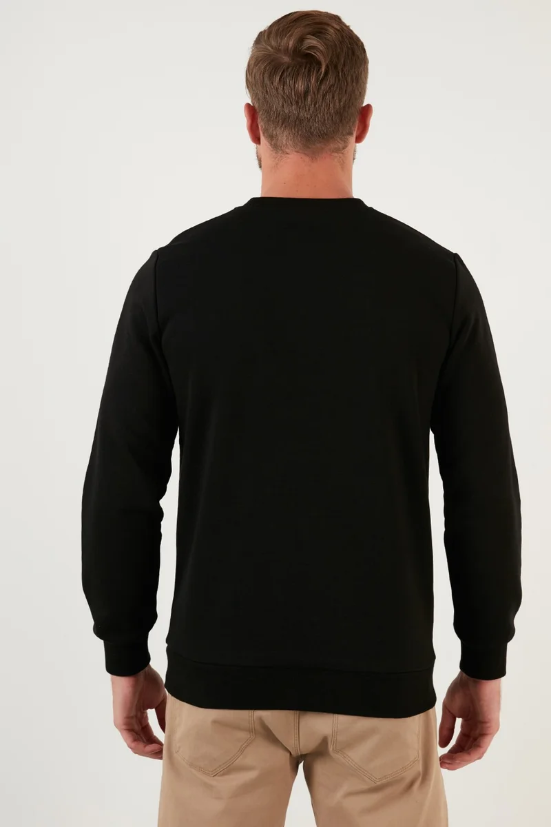 بوراتي Pocket Detailed Regular Fit Crew Neck Cotton Sweat Men's Sweat 5905323