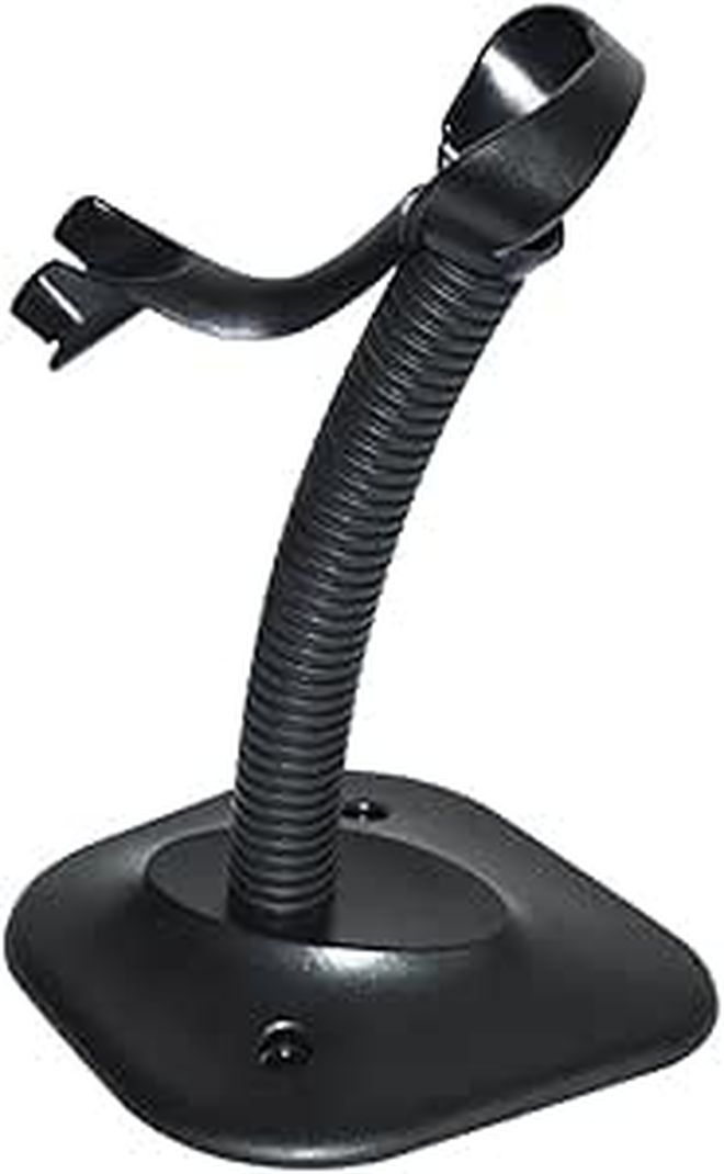 Adjustable Barcode Scanner Stand Holder for Desk Black Commercial Use - Image 1
