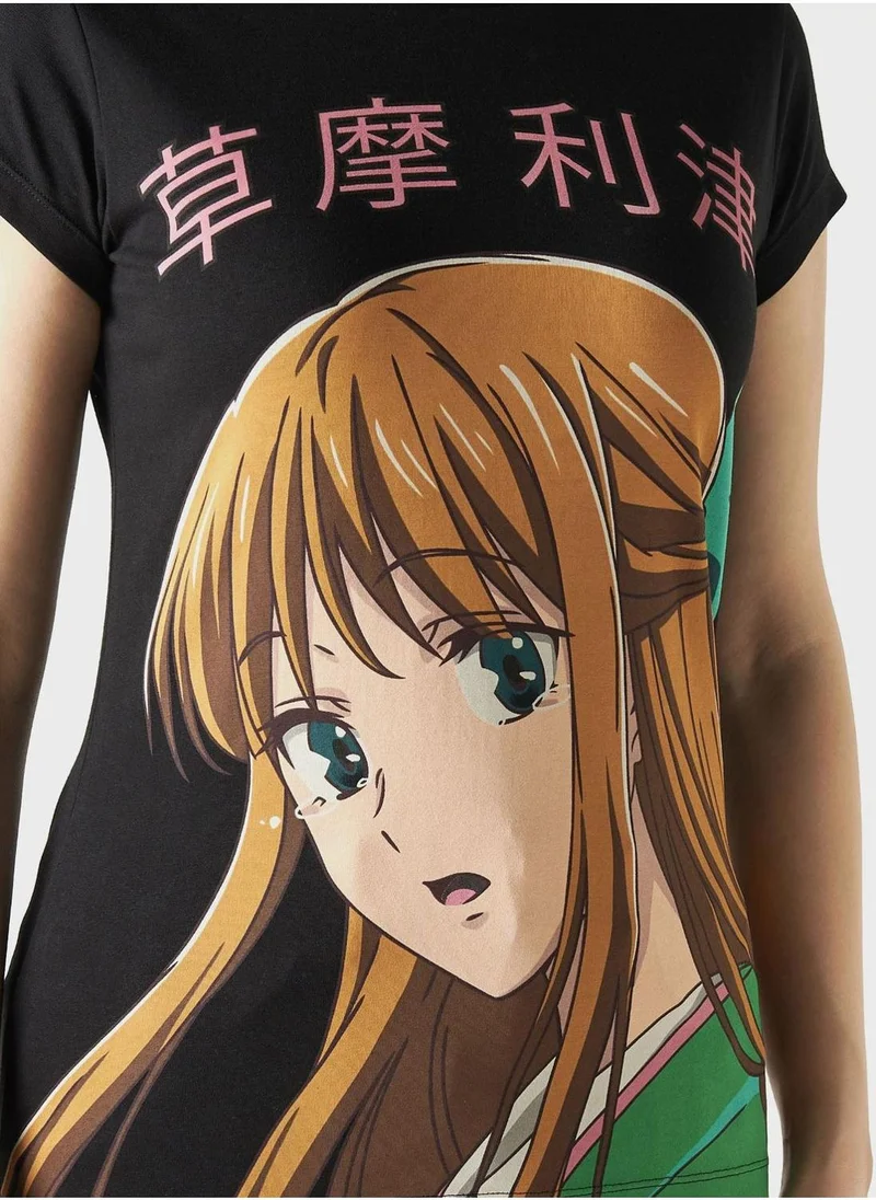 SP Characters Basket Print T-Shirt