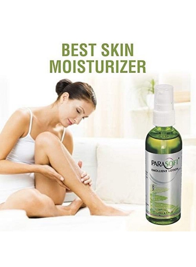 Parasoft Body & Face Moisturizing Emollient Lotion with Goodness of Aloe vera For Ultra Nourishing, Soothing & Hydrating Skin For Men & Women- 100ml(Pack of 10) - Image 3