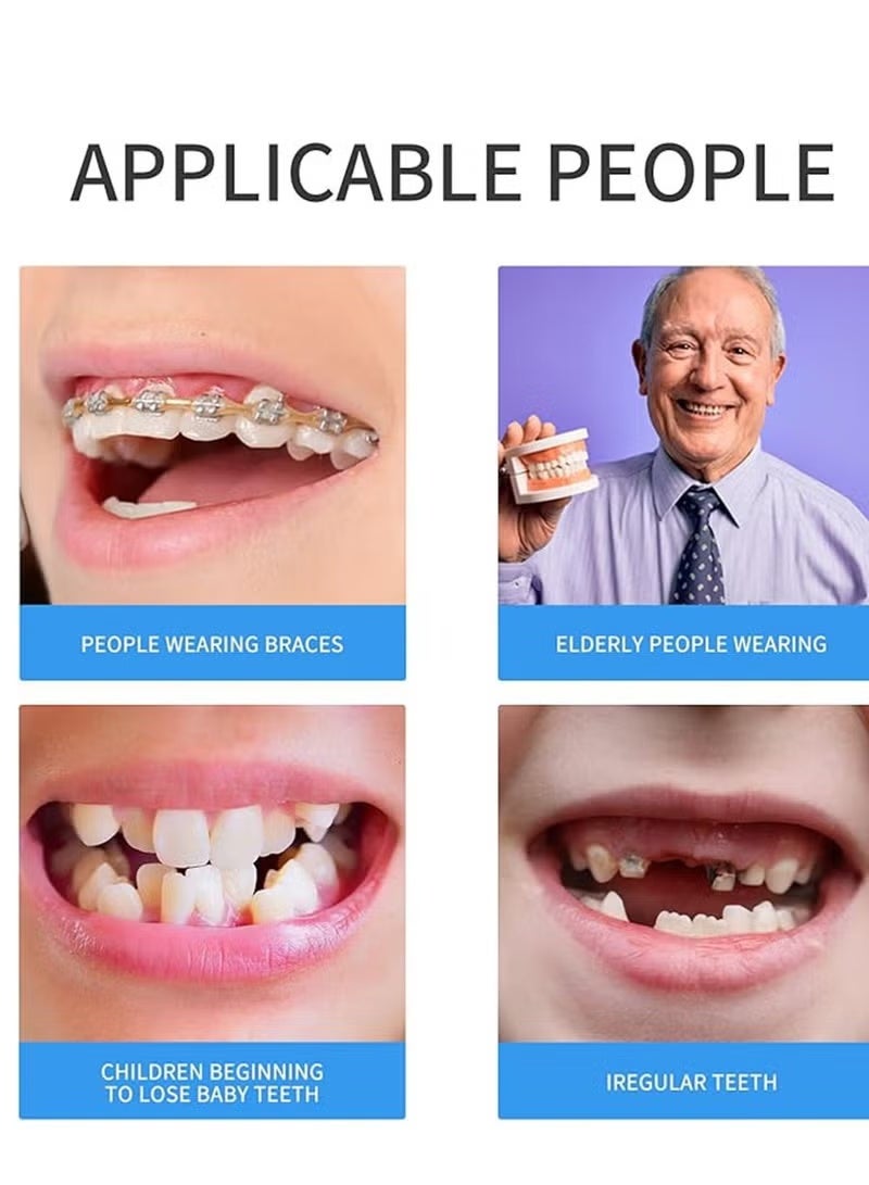 U-Shaped Orthodontic Toothbrush Soft Bristle (4 PCS) with one Inter-Dental Brush - Image 4