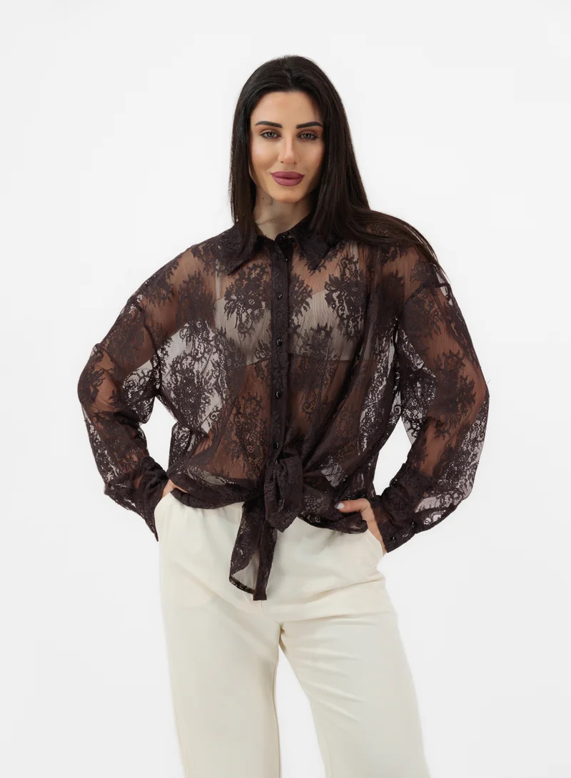 LACE SHIRT