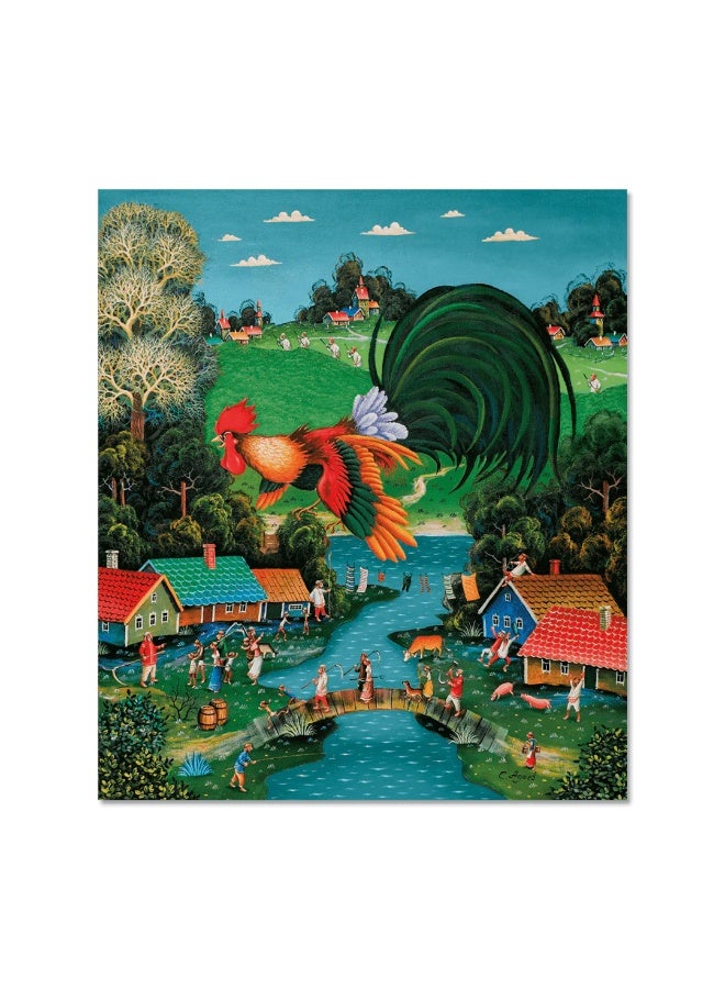 باقة ألعاب تركيب خشبية من Davici "عرض - صباح الخير" – 50 قطعة، 14×16 سم، مستوى مبتدئ - Image 1