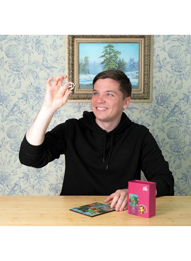 باقة ألعاب تركيب خشبية من Davici "عرض - صباح الخير" – 50 قطعة، 14×16 سم، مستوى مبتدئ - Image 3