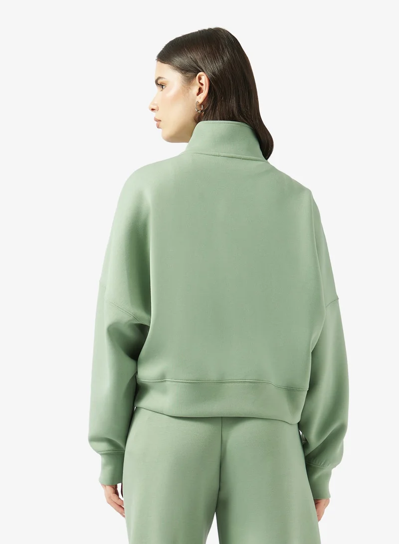 جيس جينز سويت شيرت سكوبا بكتف ساقط