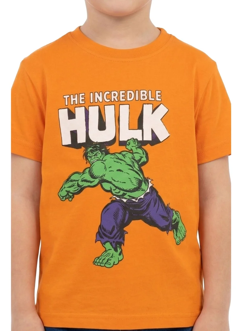 MARVEL  Toddler Boys Marvel Hulk Oversized Drop Shoulder T-Shirt for Kids | Best Price UAE