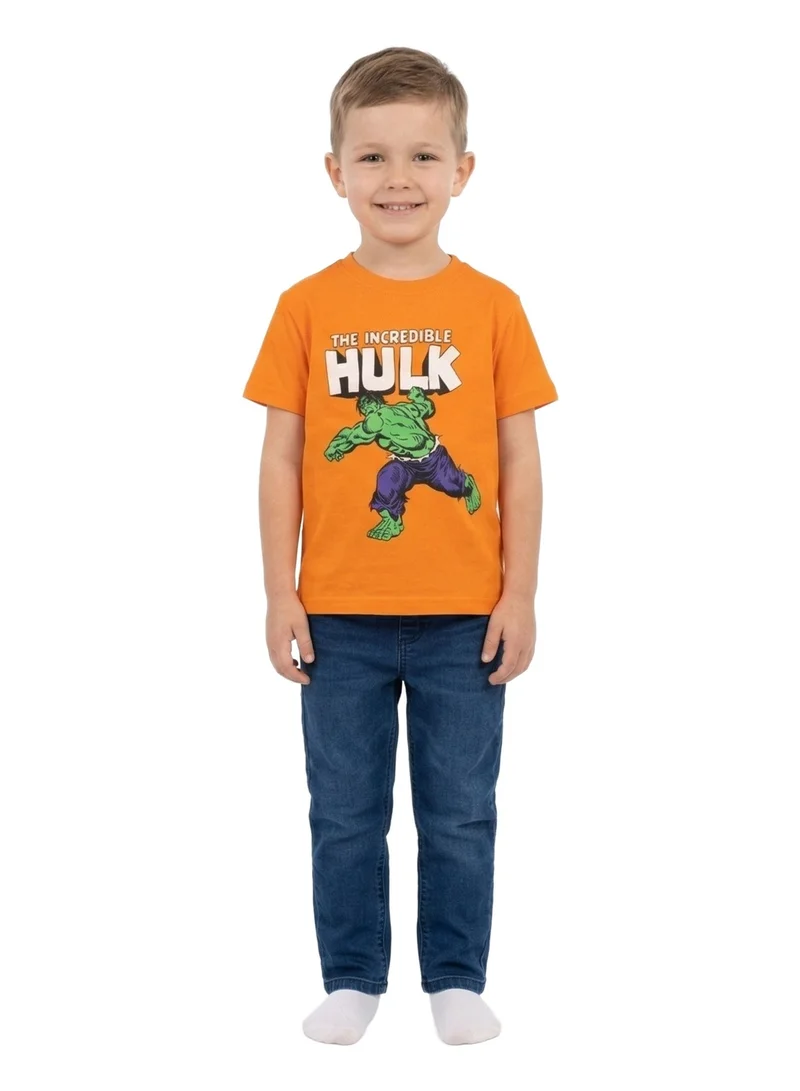MARVEL Toddler Boys Marvel Hulk Oversized Drop Shoulder T-Shirt
