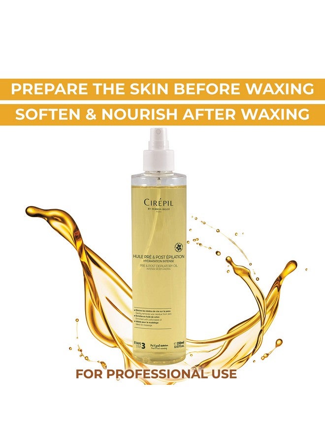 سيريبيل - قبل وبعد - زيت إزالة الشعر - 250 مل / 8.45 أونصة سائلة - يحمي البشرة قبل إزالة الشعر بالشمع ويزيل بقايا الشمع - قبل وبعد إزالة الشعر بالشمع - Image 2