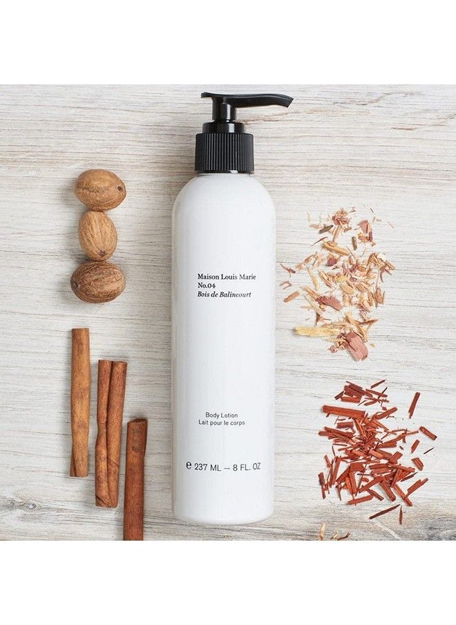 Maison Louis Marie - No.04 Bois De Balincourt Natural Body + Hand Lotion | Luxury Clean Beauty + Nontoxic Fragrance (8 Fl Oz | 237 Ml) - Image 1