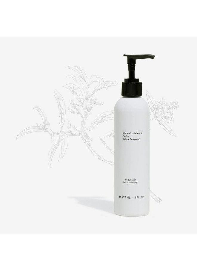 Maison Louis Marie - No.04 Bois De Balincourt Natural Body + Hand Lotion | Luxury Clean Beauty + Nontoxic Fragrance (8 Fl Oz | 237 Ml) - Image 1