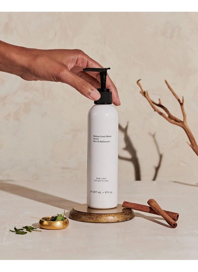 Maison Louis Marie - No.04 Bois De Balincourt Natural Body + Hand Lotion | Luxury Clean Beauty + Nontoxic Fragrance (8 Fl Oz | 237 Ml) - Image 1