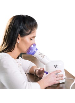 Mabis MABIS Facial Steamer, Steam Inhaler, FSA Eligible, Vaporizer or Vocal Steamer with Aromatherapy Diffuser and Soft Face Mask for Cleansing, Sinus Pressure, Congestion, Colds and Cough, 25mL 