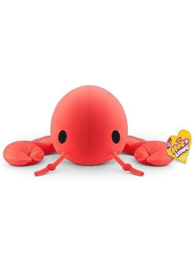 ZURU Hug A Lumps Lenny the Lobster, Weighted Plush Toy, Super Soft and Squishy, 30 cm, Red, Ages 3+ - Image 4