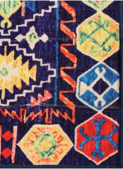 Status Contract Multi Printed Vintage Persian Carpet Rug Runner for Bedroom/Living Area/Home with Anti Slip Backing, 152 X 213 Cm  - Image 5