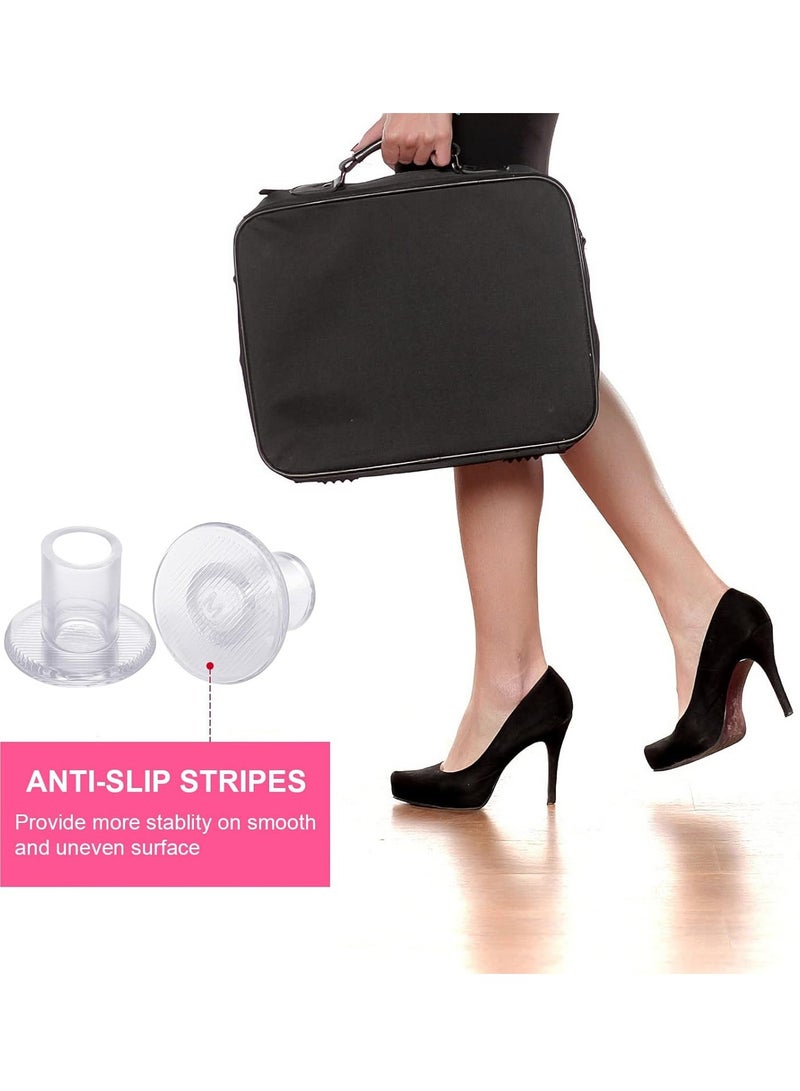6 Pairs Heel Protectors - 3 Sizes, Clear Heel Stoppers for Walking on Grass and Uneven Floor - Image 4
