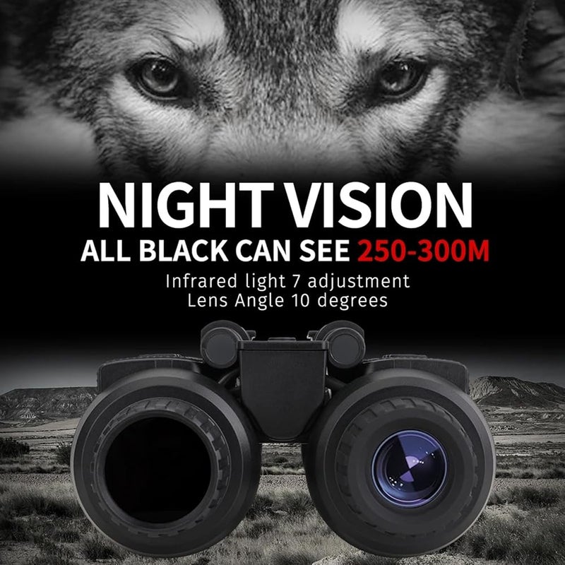 HUVIOVED NV8300 - Adult Digital Night Vision Goggles, 3D Visual Digital Binoculars with 32 GB Memory Card - Image 2