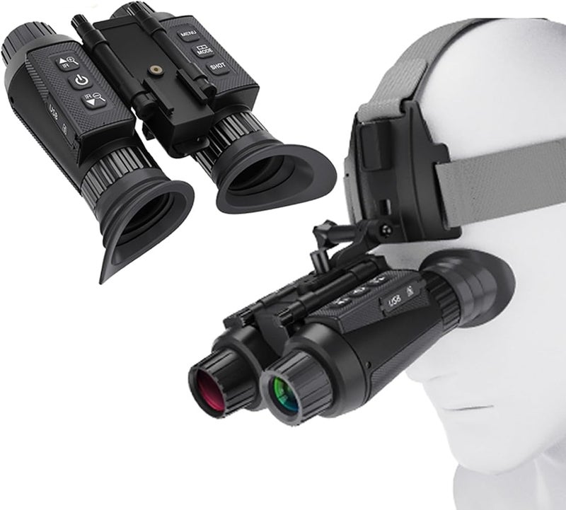 HUVIOVED NV8300 - Adult Digital Night Vision Goggles, 3D Visual Digital Binoculars with 32 GB Memory Card - Image 1