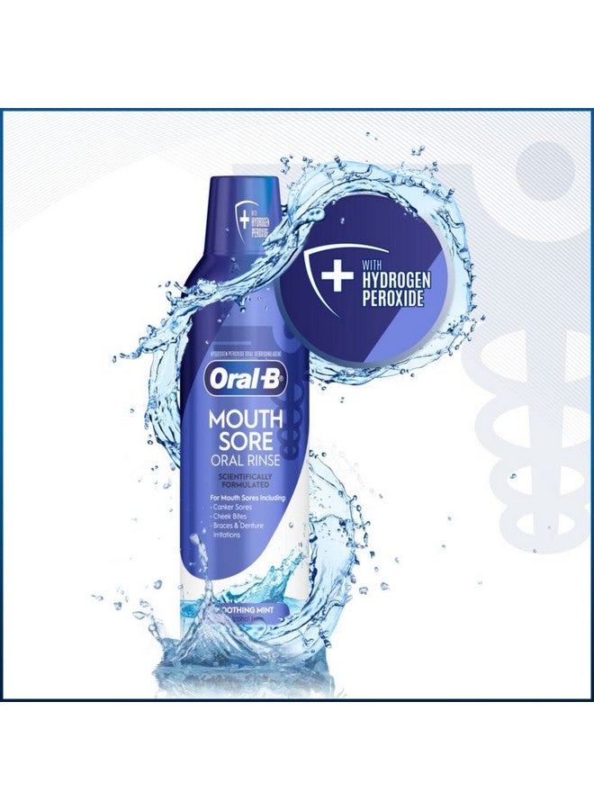 Oral-B Mouth Sore Mouthwash Special Care Oral Rinse, Hydrogen Peroxide Mouthwash, 16 Fl Oz, Mouthwash Alcohol Free - Image 2