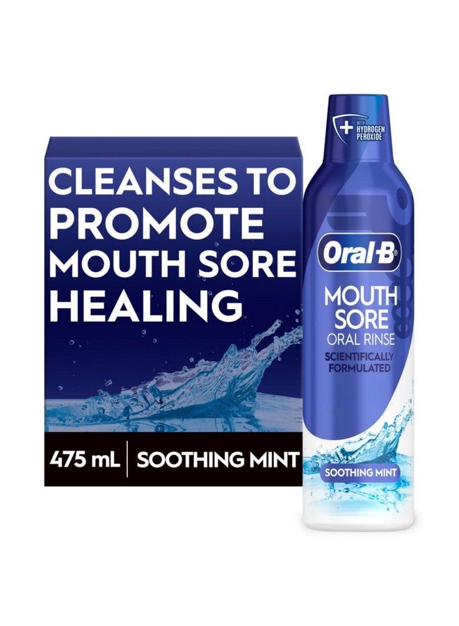 Oral-B Mouth Sore Mouthwash Special Care Oral Rinse, Hydrogen Peroxide Mouthwash, 16 Fl Oz, Mouthwash Alcohol Free - Image 1