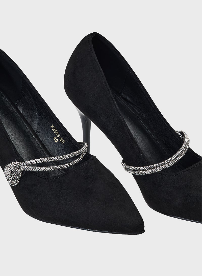 ايلا حذاء بكعب ديامانتي - Image 4