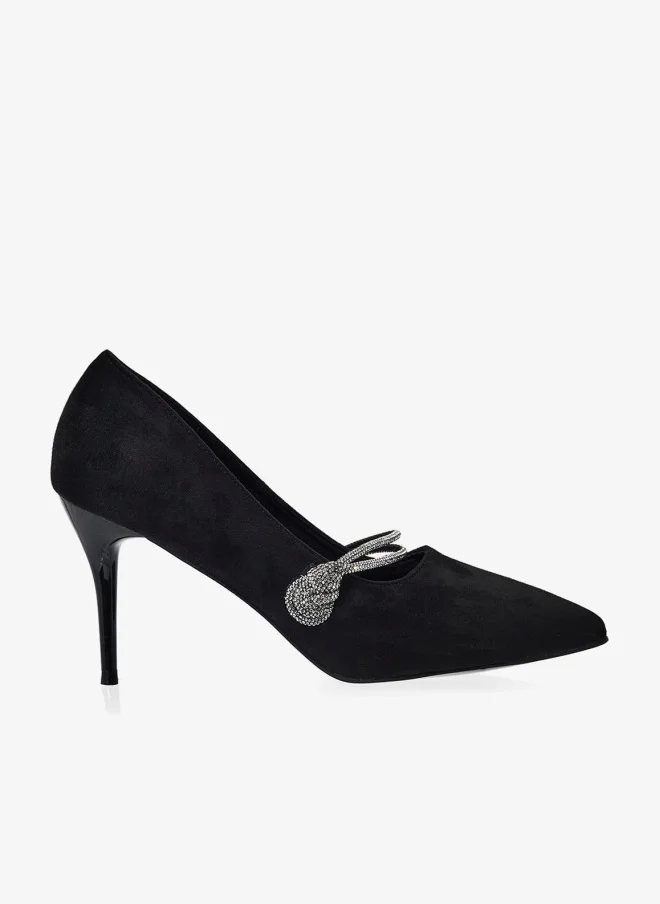 ELLA Diamante Heeled Pump