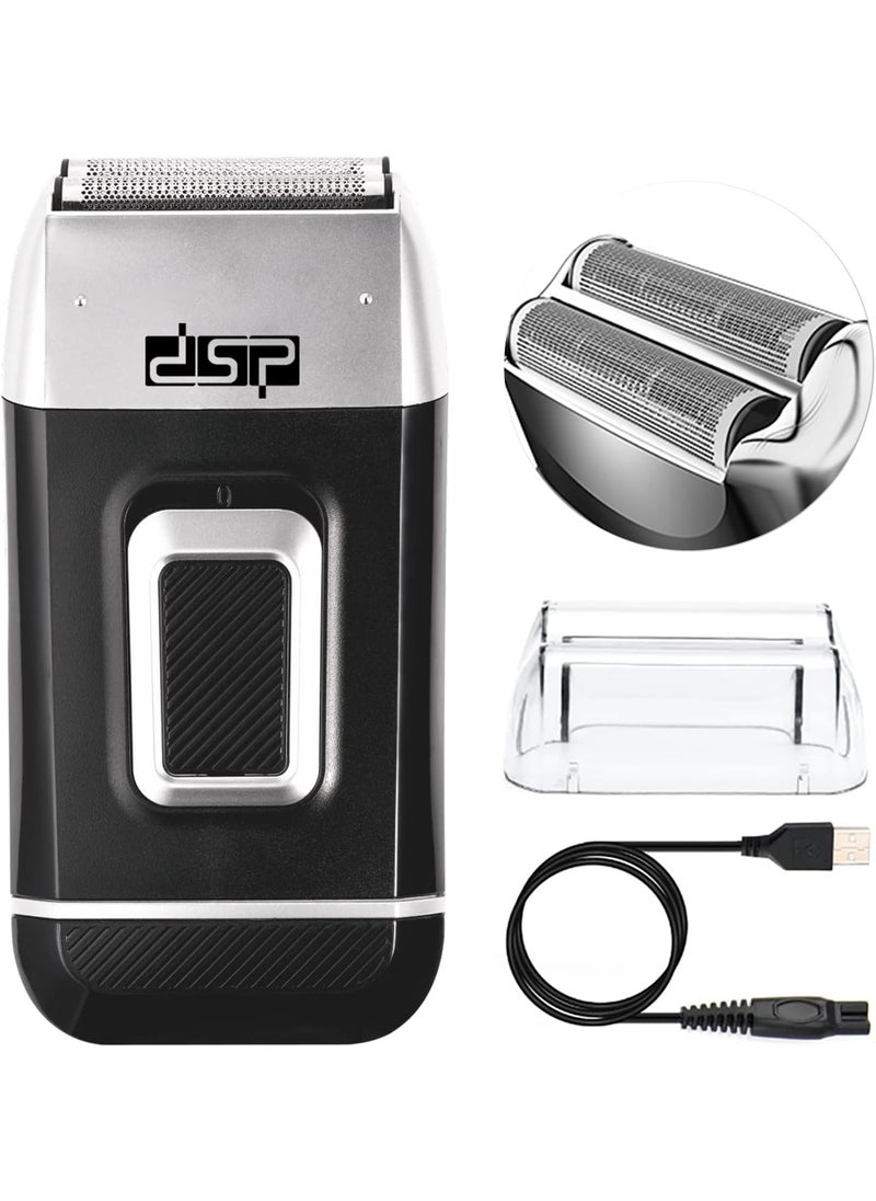 DSP - DSP® Bald Head Shaver for Men Bald Shaver for Men Waterproof Razor for Shaving Electric Cordless Rechargeable Black - Image 1