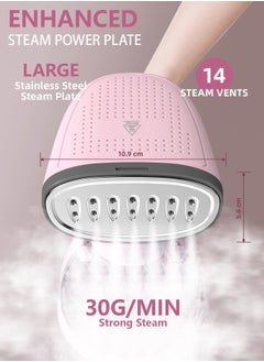 DOSCHER Garment Steamer Iron,High-Power Handheld Garment Steamer Clothes Steamer Portable Steam Iron 30s Fast Heat-up Ironing Wrinkle Remover -1500W 280ML  - Image 2