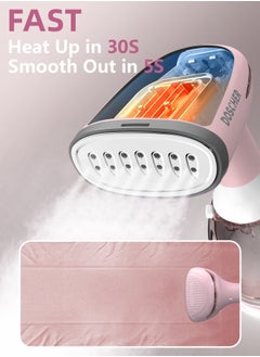 DOSCHER Garment Steamer Iron,High-Power Handheld Garment Steamer Clothes Steamer Portable Steam Iron 30s Fast Heat-up Ironing Wrinkle Remover -1500W 280ML  - Image 3