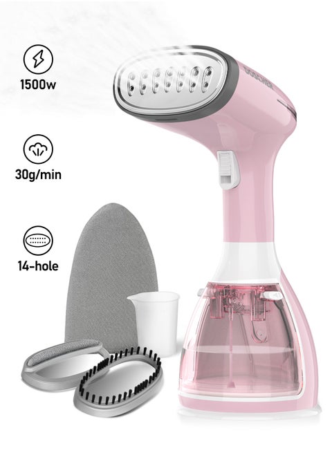 Garment Steamer Iron,High-Power Handheld Garment Steamer Clothes Steamer Portable Steam Iron 30s Fast Heat-up Ironing Wrinkle Remover -1500W 280ML