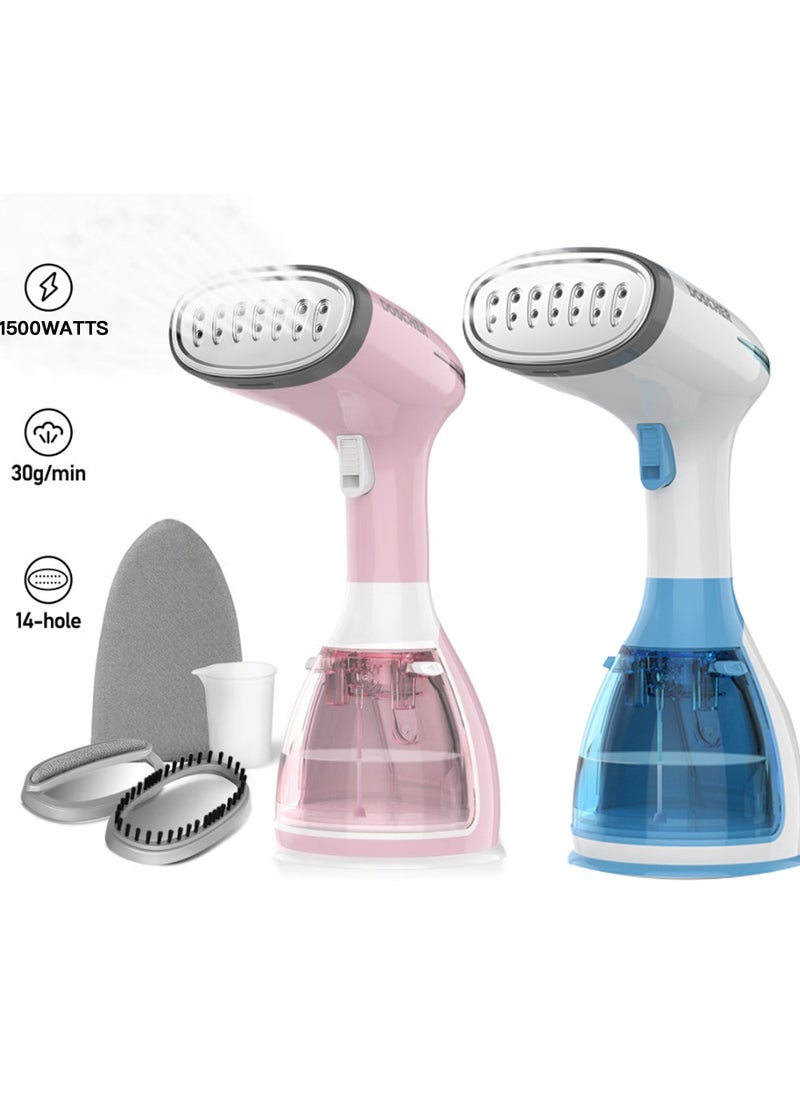 DOSCHER Garment Steamer Iron,High-Power Handheld Garment Steamer Clothes Steamer Portable Steam Iron 30s Fast Heat-up Ironing Wrinkle Remover -1500W 280ML Multicolour  - Image 1