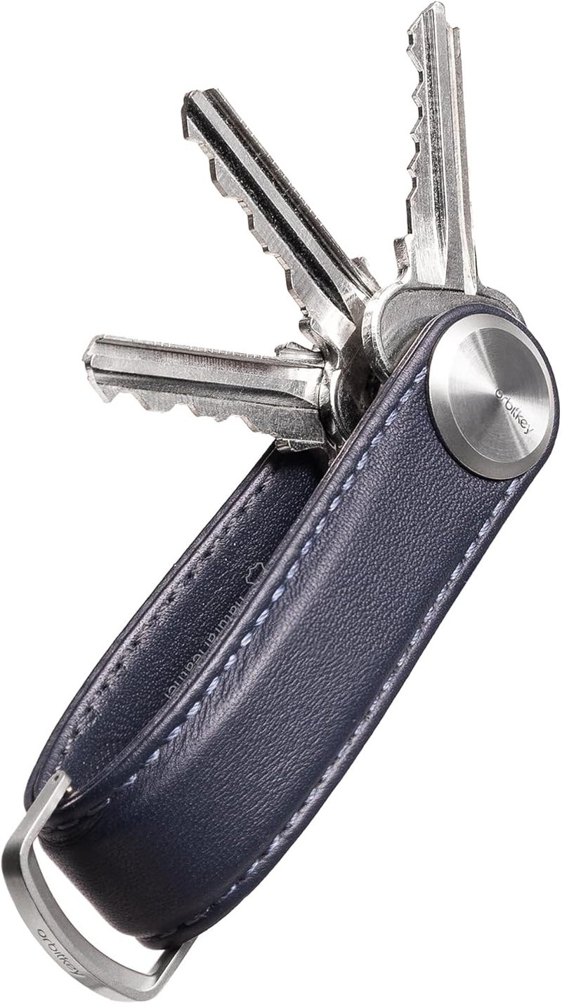 Orbitkey Key Organiser Pro  Leather  Sapphire - Image 1