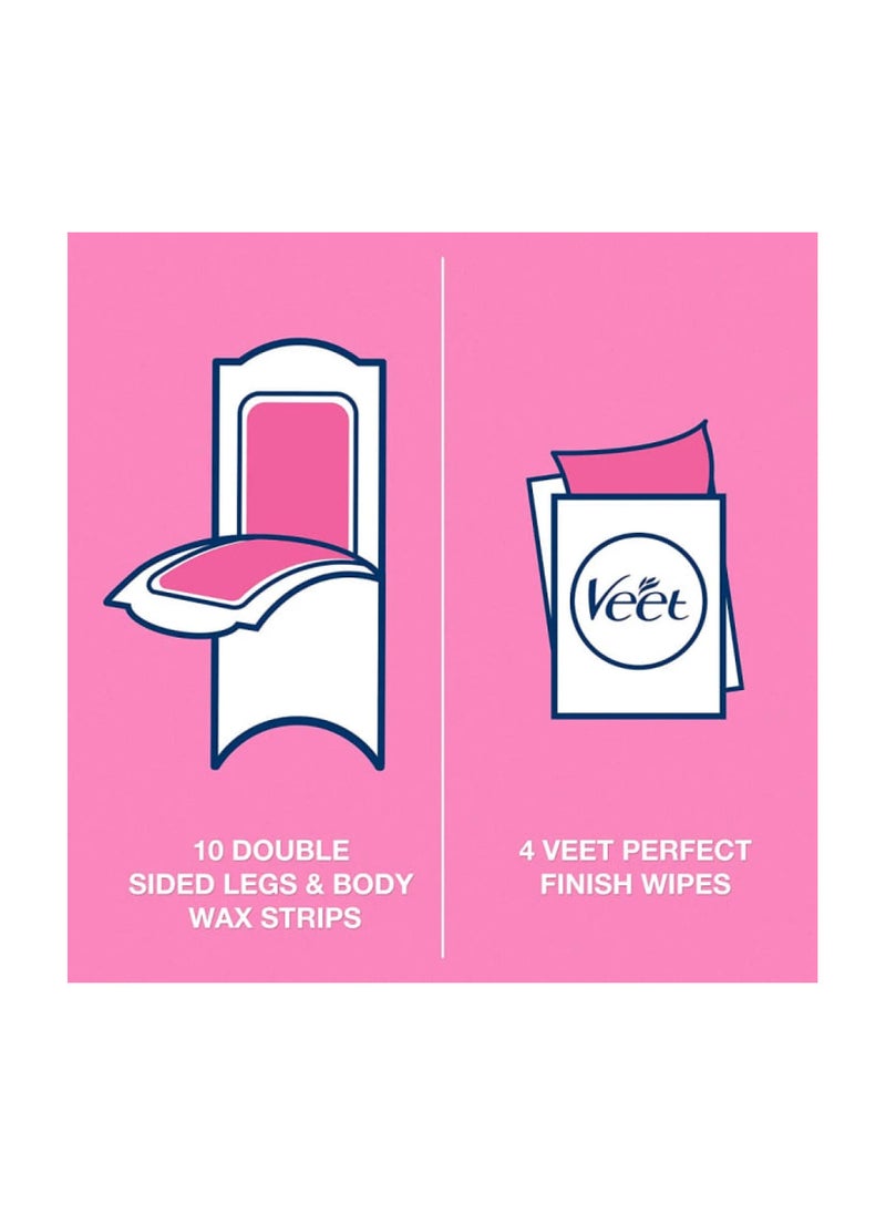 Veet Gel Wax Strips For Normal Skin Body And Legs  - Image 2
