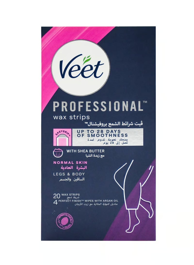 Veet Gel Wax Strips For Normal Skin Body And Legs  - Image 1