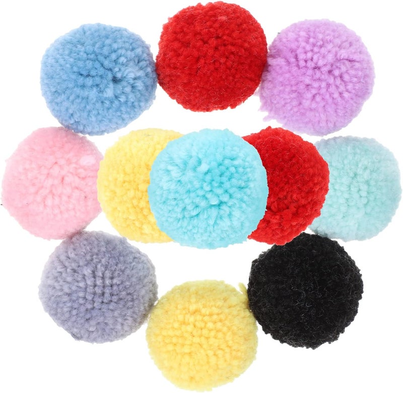 VICASKY 12pcs Colored Fluffy for Crafts Soft Craft for Hats Clothing Shoes and Accessories for Boys and Girls Creative Projects - Image 1