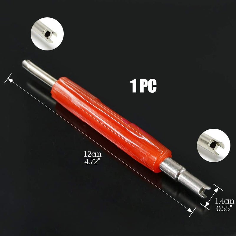 Swpeet 41Pcs R12 / R134a AC Master Valve Core Repair Kit, Including Assortment R12 R134a Valve Core Refrigeration Tire Stem with Remover Tool for Most Cars - Image 4