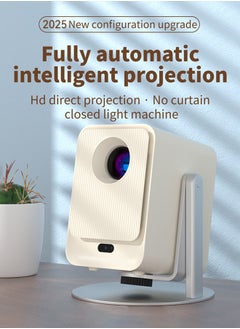 WAPIK Korean brand HD home projector HP30, 13000 lumens, LED light source, 4K 1080P full HD, horizontal keystone correction, auto LED projector, dual-band Wi-Fi, and Bluetooth voice control.  - Image 3