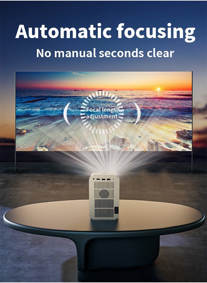 Korean brand HD home projector HP30, 13000 lumens, LED light source, 4K 1080P full HD, horizontal keystone correction, auto LED projector, dual-band Wi-Fi, and Bluetooth voice control. - pzsku/Z5C41AC6522C9DEC140B7Z/45/_/1739000413/2b67f74a-90a9-4ff6-aa2c-6a5d03394efc