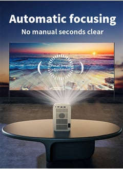 WAPIK Korean brand HD home projector HP30, 13000 lumens, LED light source, 4K 1080P full HD, horizontal keystone correction, auto LED projector, dual-band Wi-Fi, and Bluetooth voice control.  - Image 5