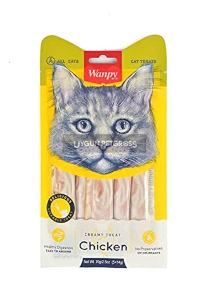 Wanpy Creamy Treats - Chicken, 70g 