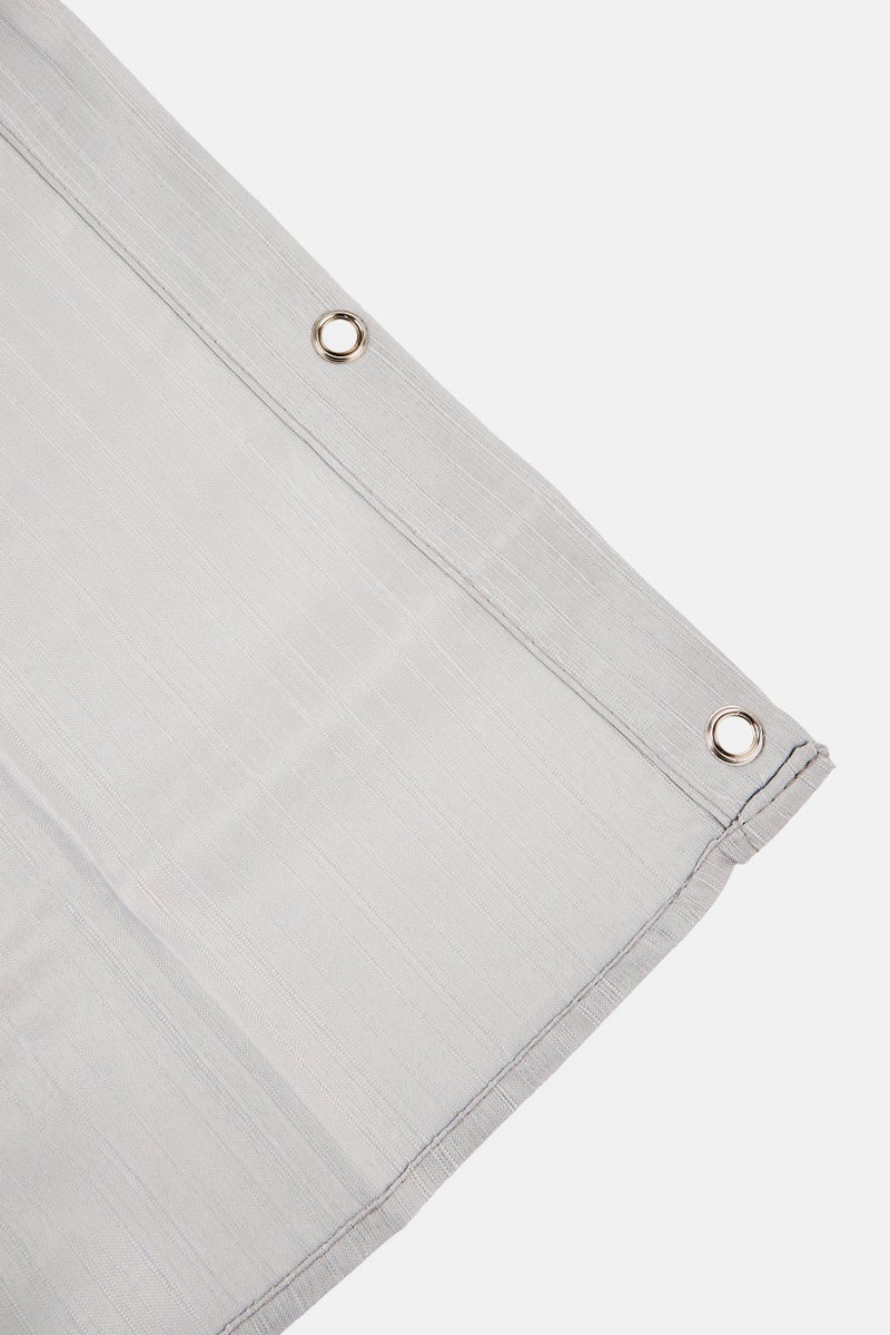 AMG Premium Fabric Shower Curtain Liner, Grey - Image 3