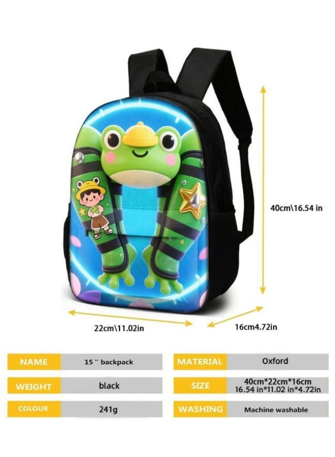 Bright Li Fire Fashion is unlimited! Cartoon bag three-piece set, suitable for a variety of scenes for students and teenagers (available for students, children, friends on outings, mountain climbing, schooling, etc.) - 82 - Image 5