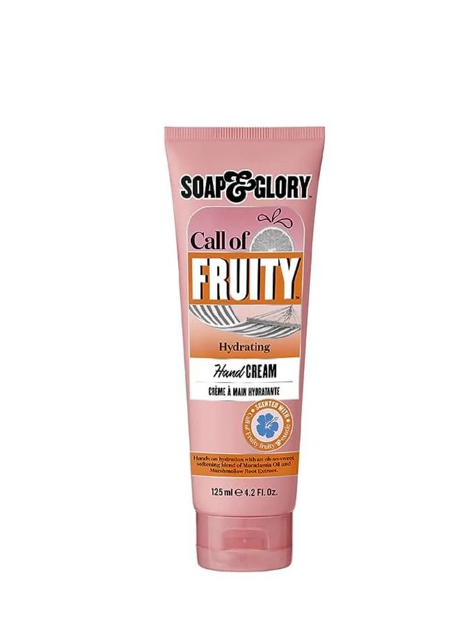 Soap & Glory كريم تغذية اليدين - الخطمي وفيتامين E، مرطب ومغذي، برائحة الفاكهة الاستوائية (125 مل) - Image 1