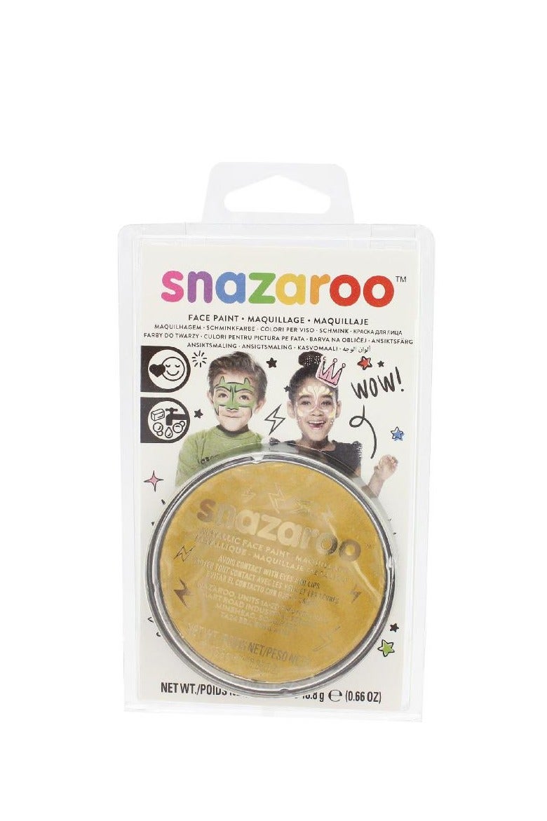 سنازارو طلاء كلاسيكي للوجه والجسم ذهبي معدني، ١٨.٠٠ مل - Image 1