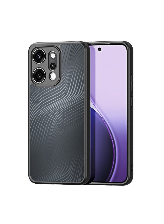 Dux Ducis Aimo Series Oppo Reno14 pro for  TPU+PC Matte Drop-Proof Phone Cover -Black - Image 1