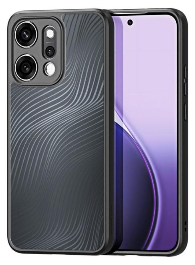 دوكس دوتشيز غطاء هاتف Dux Ducis Aimo Series Oppo Reno14 pro مصنوع من مادة TPU+PC غير اللامعة ومقاوم للسقوط - أسود - Image 1