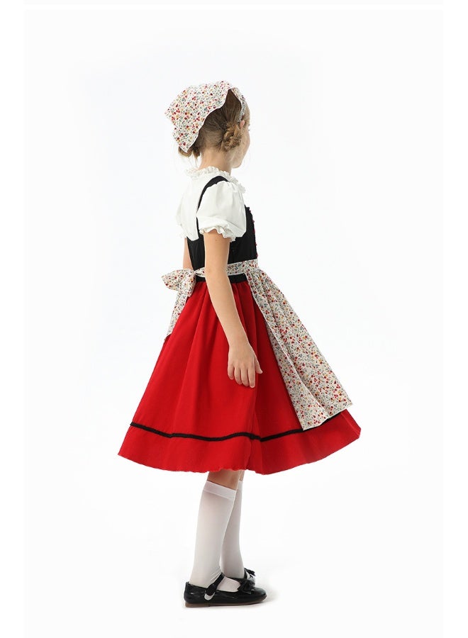 Loquat Bavarian Children's Clothing - European RusticStyle Girl's Farmhouse Outfit - Image 1