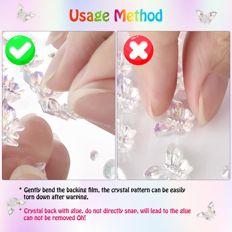 WUINOID 895 PCS Easter Gem Stickers Rhinestones Pearls for Crafts, Festival Jewels Rave Accessories for Women, Glitter Small Stickers for Face Eye Hair Nail Body Makeup WUINOID - Image 2