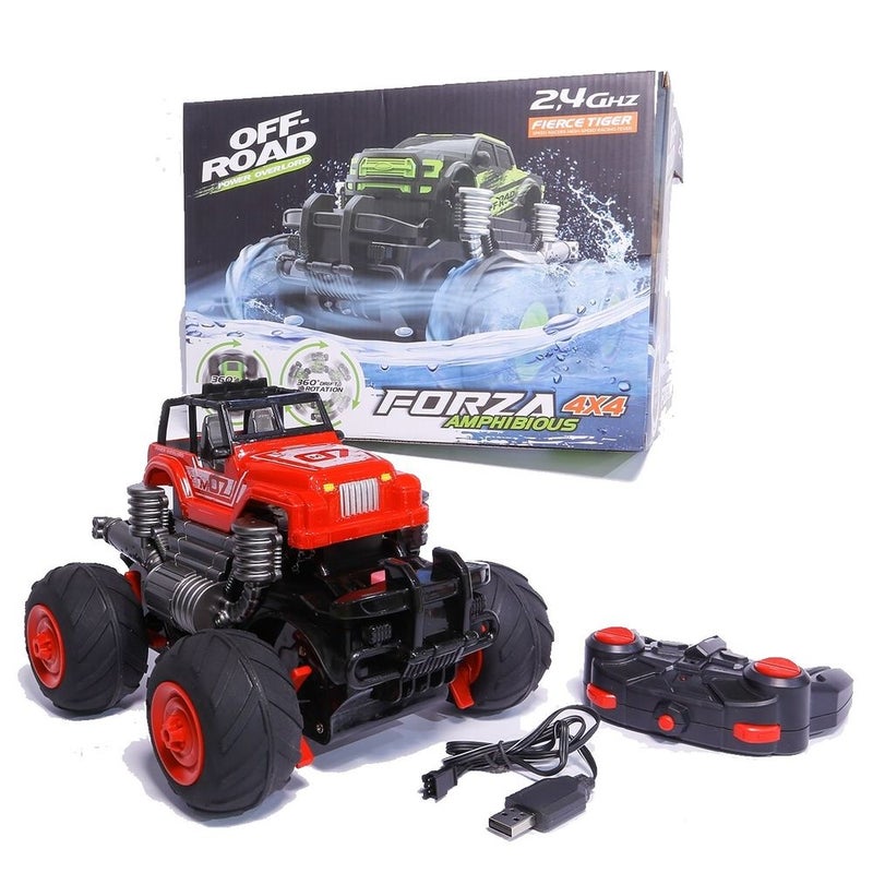 Forza Amphibious 4X4 Waterproof Off-Road Monster Truck with Remote Control - 6370